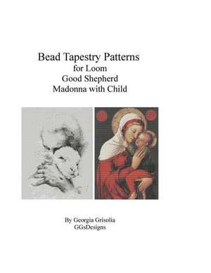 Bead Tapestry Patterns for Loom Good Shephard and Madonna with Child de Georgia Grisolia