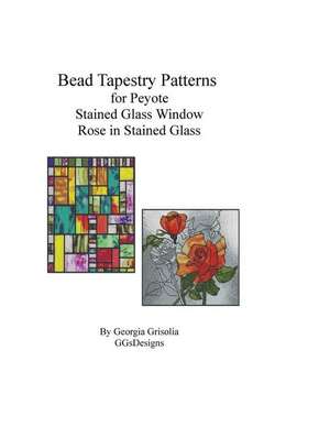 Bead Tapestry Patterns for Peyote Stained Glass Window Rose in Stained Glass de Georgia Grisolia