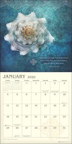 Meditation 2026 Wall Calendar de Amber Lotus Publishing