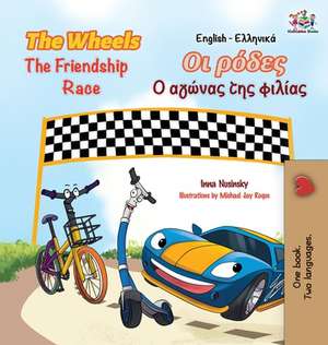 The Wheels The Friendship Race (English Greek Book for Kids) de Kidkiddos Books