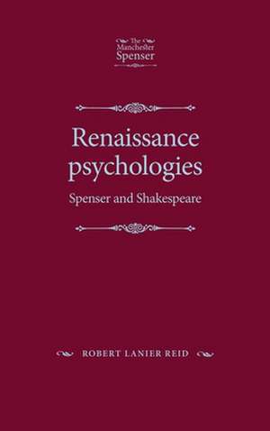 Renaissance Psychologies de Robert Lanier Reid