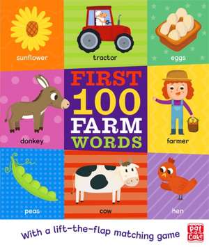 First 100 Farm Words de Pat-A-Cake