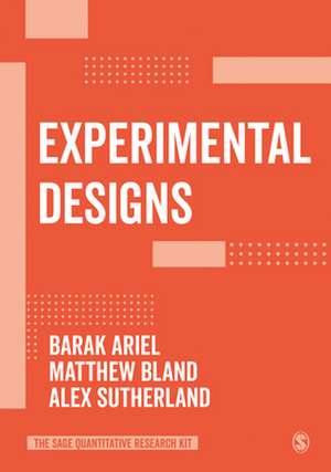 Experimental Designs de Barak Ariel