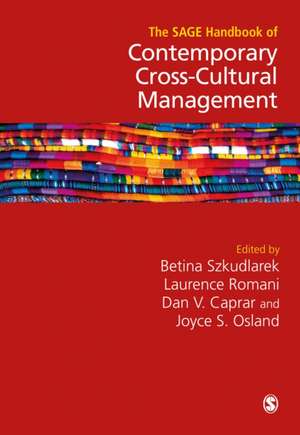 The SAGE Handbook of Contemporary Cross-Cultural Management de Betina Szkudlarek