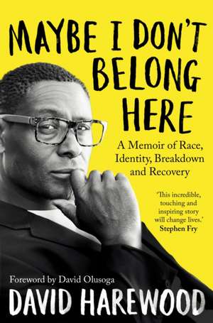 Maybe I Don't Belong Here de David Harewood