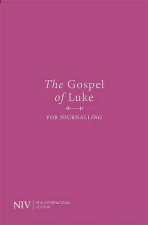 NIV Gospel of Luke for Journalling de New International Version