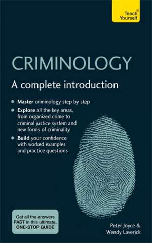 Criminology de Peter Joyce