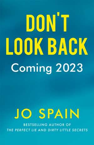 Don't Look Back de Jo Spain