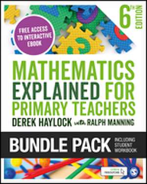 Haylock: Mathematics Explained for Primary Teachers 6e + Student Workbook bundle de Derek Haylock