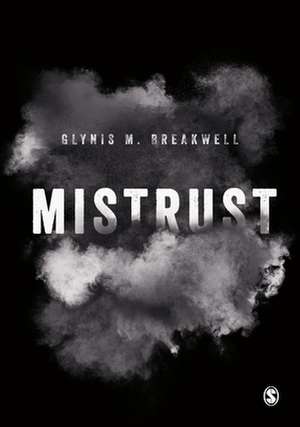 Mistrust de Glynis M. Breakwell