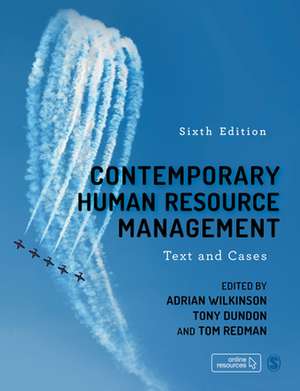 Contemporary Human Resource Management: Text and Cases de Adrian Wilkinson