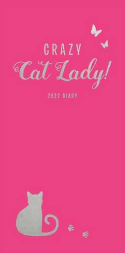 FASHION DIARY CRAZY CAT LADY SLIM DIARY