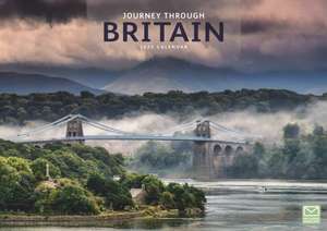 Journey Through Britain A4 Calendar 2025 de Carousel Calendars