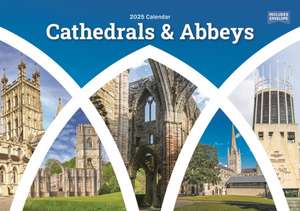 Cathedrals and Abbeys A5 Calendar 2025 de Carousel Calendars