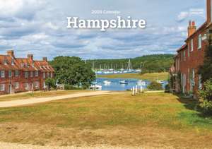 Hampshire A5 Calendar 2025 de Carousel Calendars