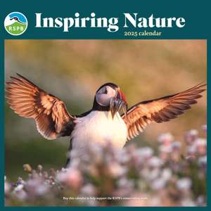 RSPB Inspiring Nature Photo Competition Wiro Wall Calendar 2025 de Carousel Calendars