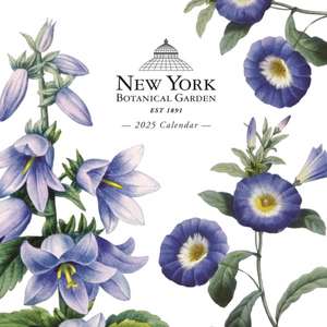 New York Botanical Gardens Square Mini Sunday Start Calendar 2025 de Carousel Calendars