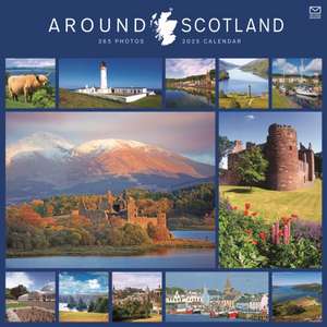 Around Scotland Square Wall Calendar 2025 de Carousel Calendars