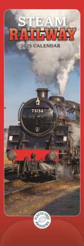 Steam Railway Slim Calendar 2025 de Carousel Calendars