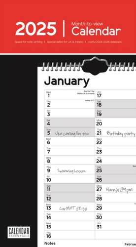 Essential Stubby Slim Calendar Calendar 2025 de Carousel Calendars