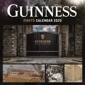 Guinness Firsts Square Wall Calendar 2025 de Carousel Calendars