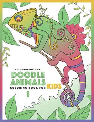 Doodle Animals Coloring Book for Kids 1 de Nick Snels