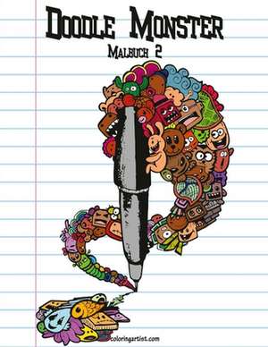 Doodle Monster-Malbuch 2 de Nick Snels