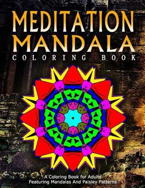 Meditation Mandala Coloring Book - Vol.16 de Women Coloring Books for Adults