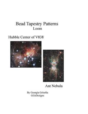 Bead Tapestry Patterns Loom Hubble Center of V838 and Ant Nebula de Georgia Grisolia