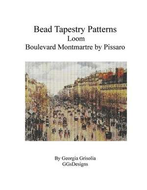 Bead Tapestry Patterns Loom Boulevard Montmartre by Pissaro de Georgia Grisolia