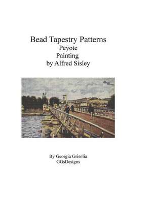 Bead Tapestry Patterns Peyote Painting by Alfred Sisley de Georgia Grisolia