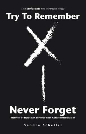 Try to Remember-Never Forget de Sandra Scheller
