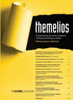 Themelios, Volume 44, Issue 1 de D. A. Carson