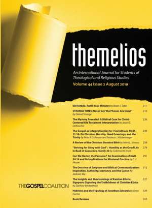 Themelios, Volume 44, Issue 2 de D. A. Carson