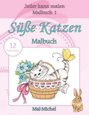 Susse Katzen Malbuch de Mal-Michel