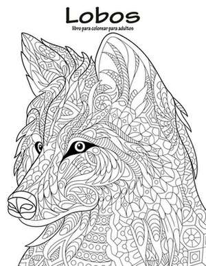 Lobos Libro Para Colorear Para Adultos 1 de Nick Snels