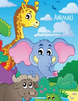 Animali Libro Da Colorare Per Bambini 1 de Nick Snels