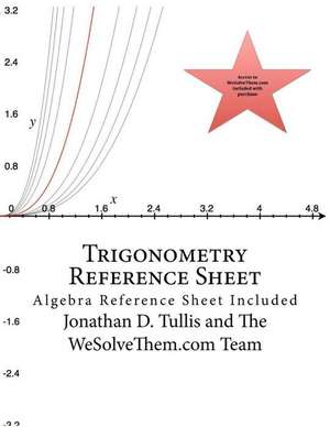 Trigonometry Reference Sheet de Jonathan D. Tullis