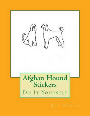 Afghan Hound Stickers de Gail Forsyth