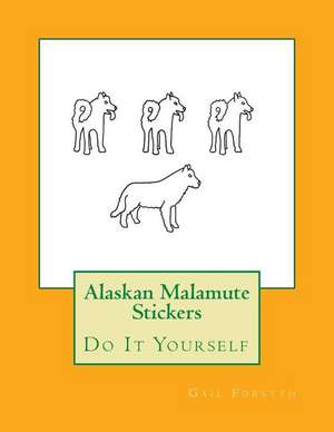 Alaskan Malamute Stickers de Gail Forsyth