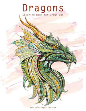 Dragons Coloring Book for Grown-Ups 1 & 2 de Nick Snels