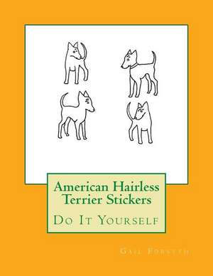 American Hairless Terrier Stickers de Gail Forsyth