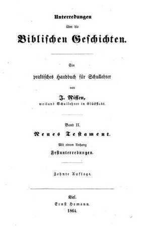 Neues Testament de Johann Nissen