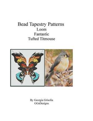 Bead Tapestry Patterns Loom Fantastic Tufted Titmouse de Georgia Grisolia