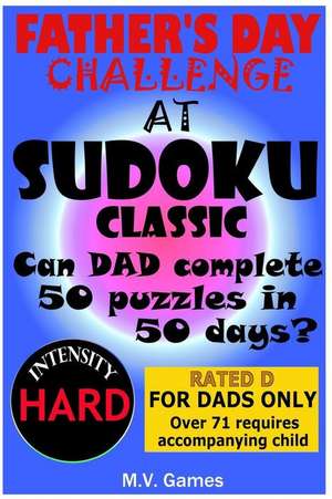 Father's Day Sudoku Challenge - Hard de Mauricio Vergara