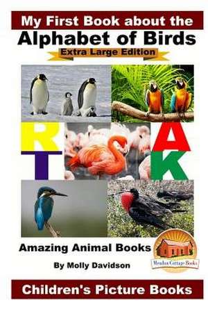 My First Book about the Alphabet of Birds - Extra Large Edition - Amazing Animal Books - Children's Picture Books de Molly Davidson