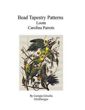 Bead Tapestry Patterns Loom Carolina Parrots de Georgia Grisolia