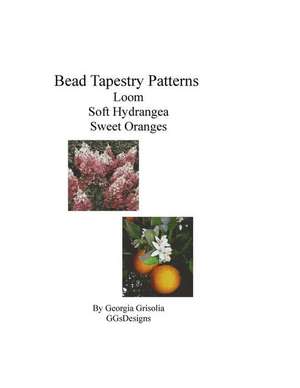 Bead Tapestry Patterns Loom Soft Hydrangea Sweet Oranges de Georgia Grisolia