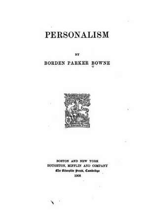 Personalism de Borden Parker Bowne