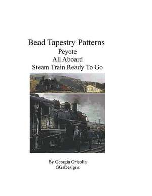 Bead Tapestry Patterns Peyote All Aboard Steam Train Ready to Go de Georgia Grisolia